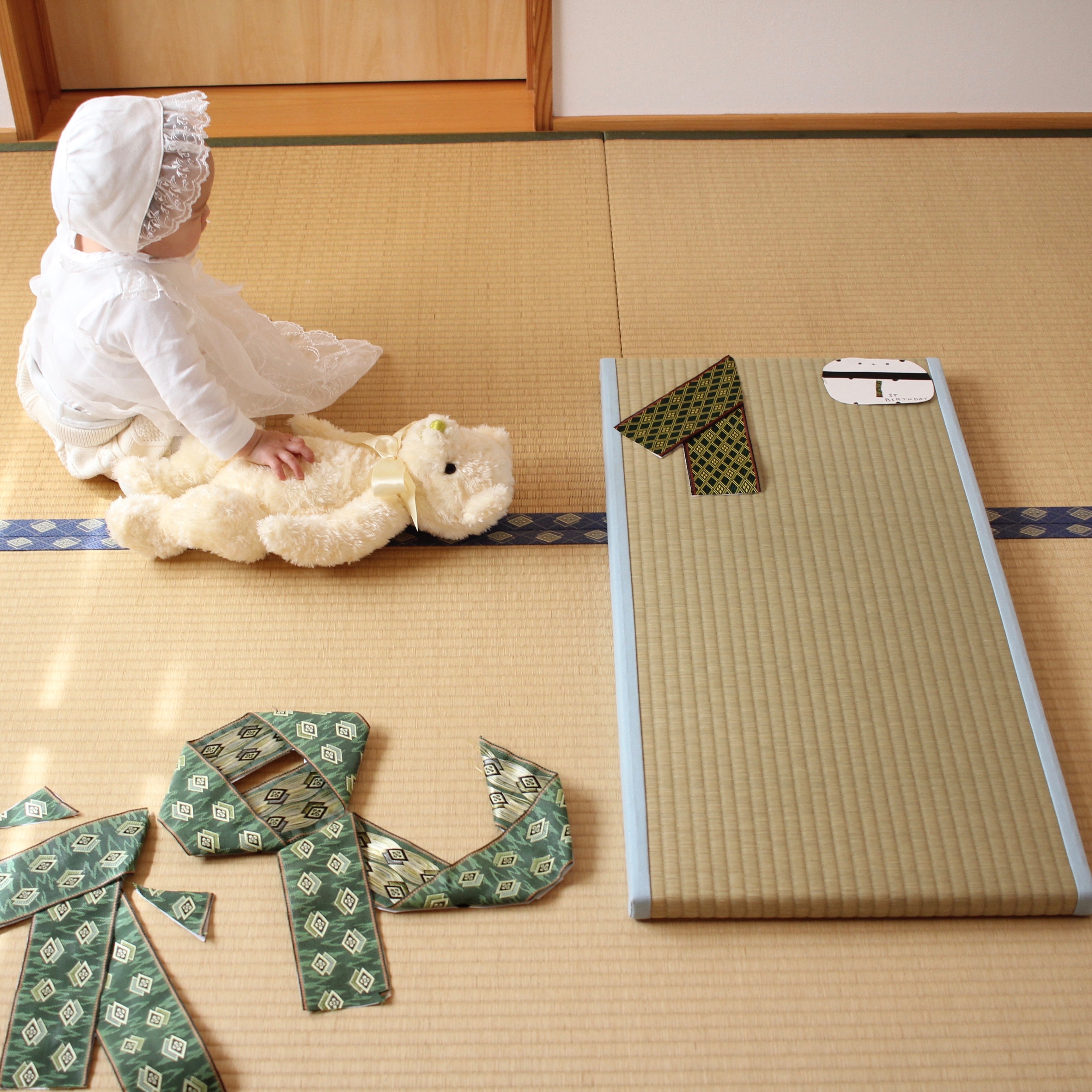 水色 4分の1サイズの畳 T1/4(T-Quarter) ティークォーター 1枚