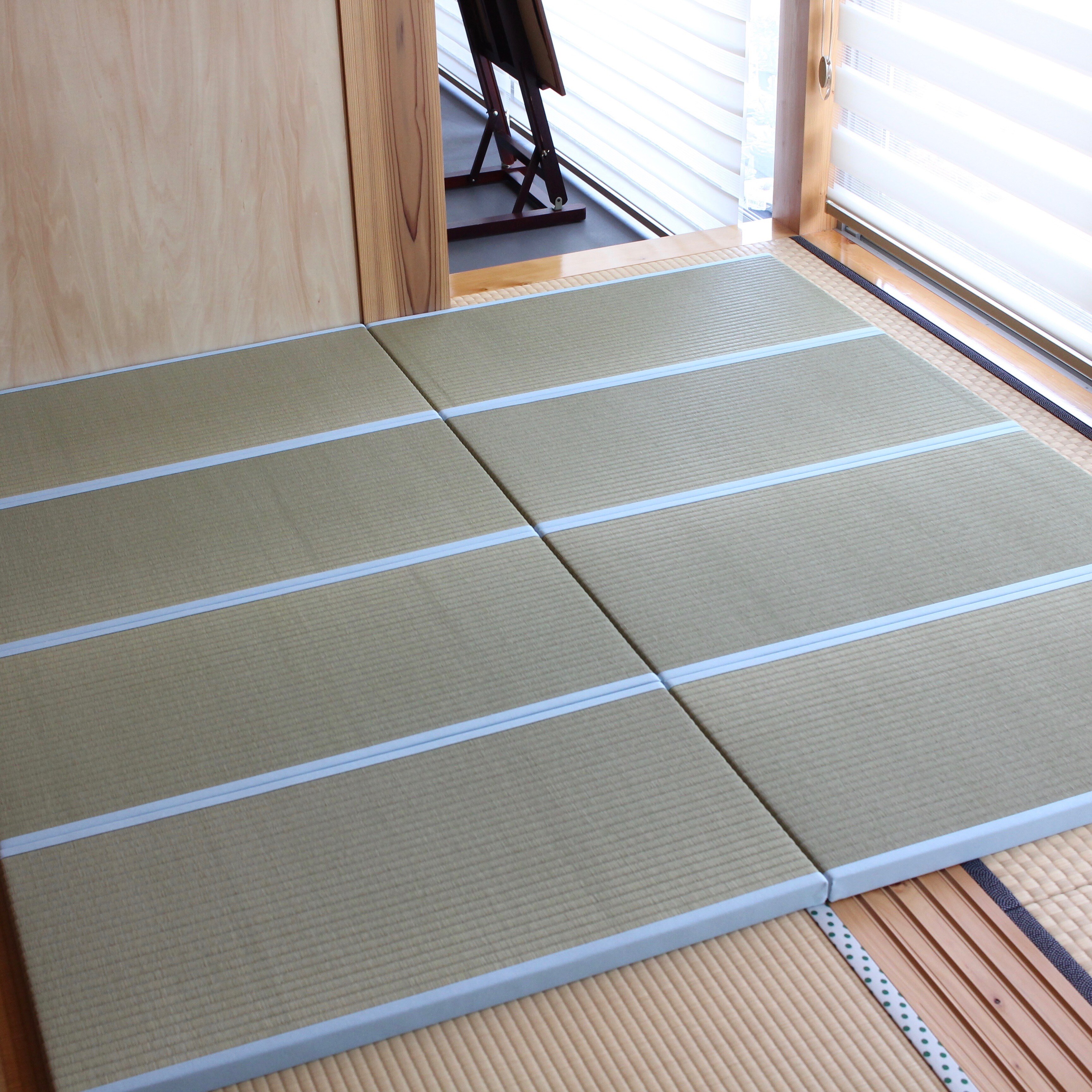 水色 4分の1サイズの畳 T1/4(T-Quarter) ティークォーター 1枚