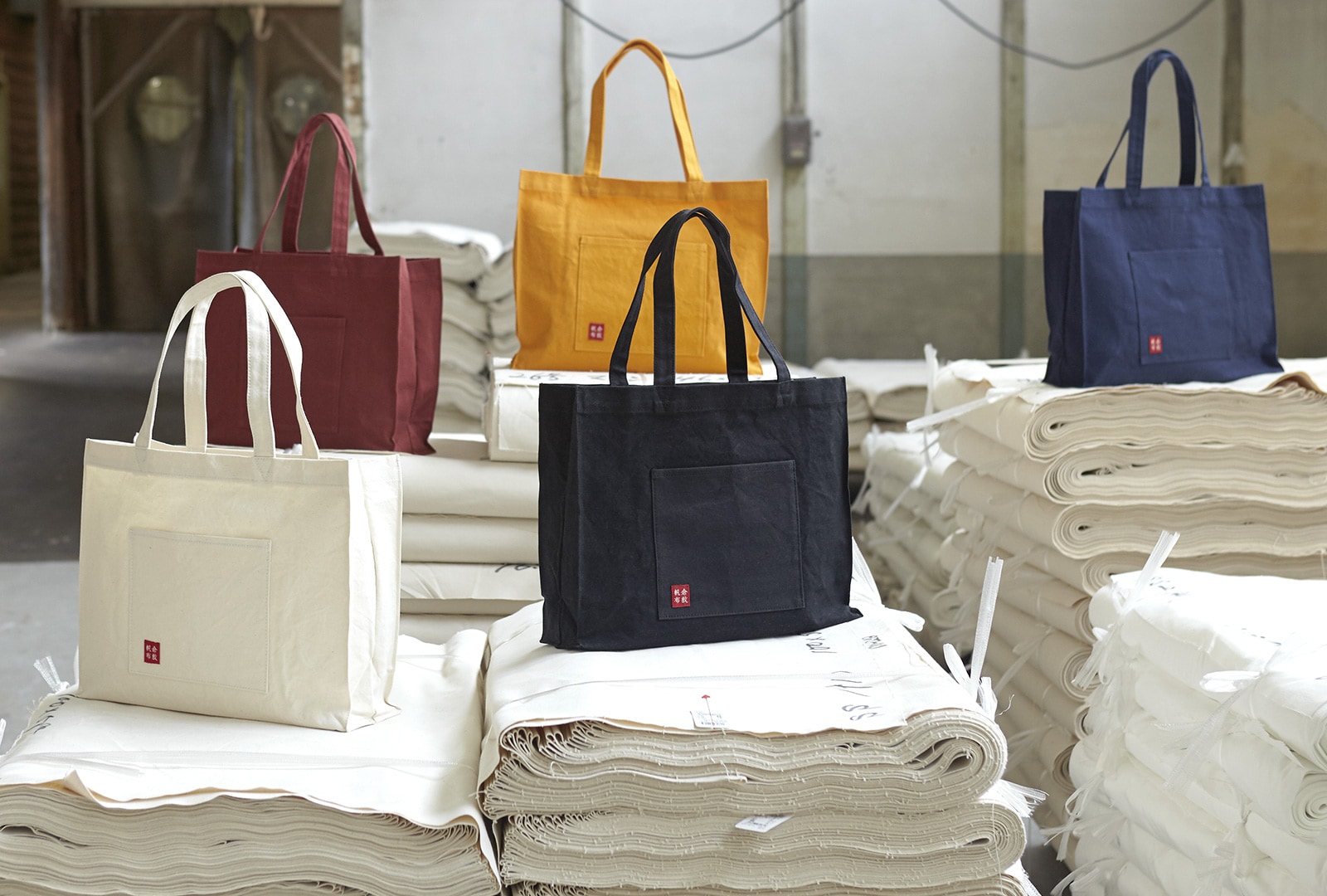 大ヨコオレンジ トートバッグ（倉敷帆布）