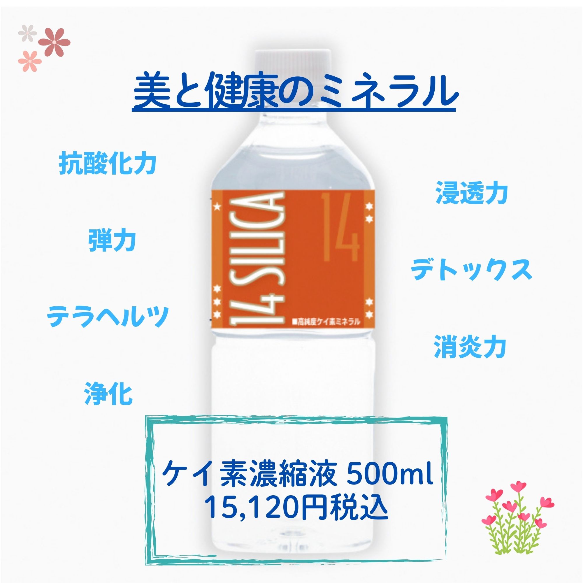 ISEKOH SILICA 500ml 濃縮シリカ　ケイ素 48352-17-