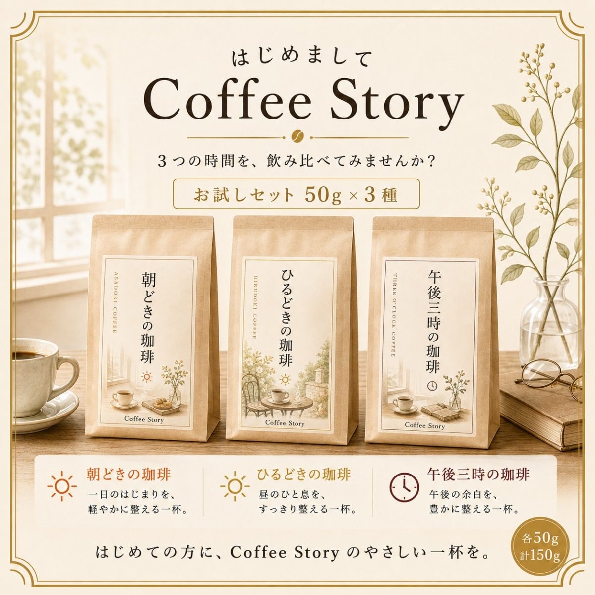 はじめまして Coffee Story|200g|オリジナルブレンド