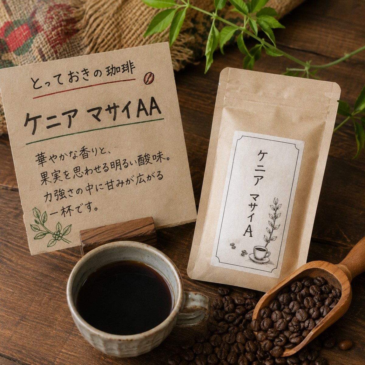 ケニア マサイＡＡ|200g|プレミアムコーヒー