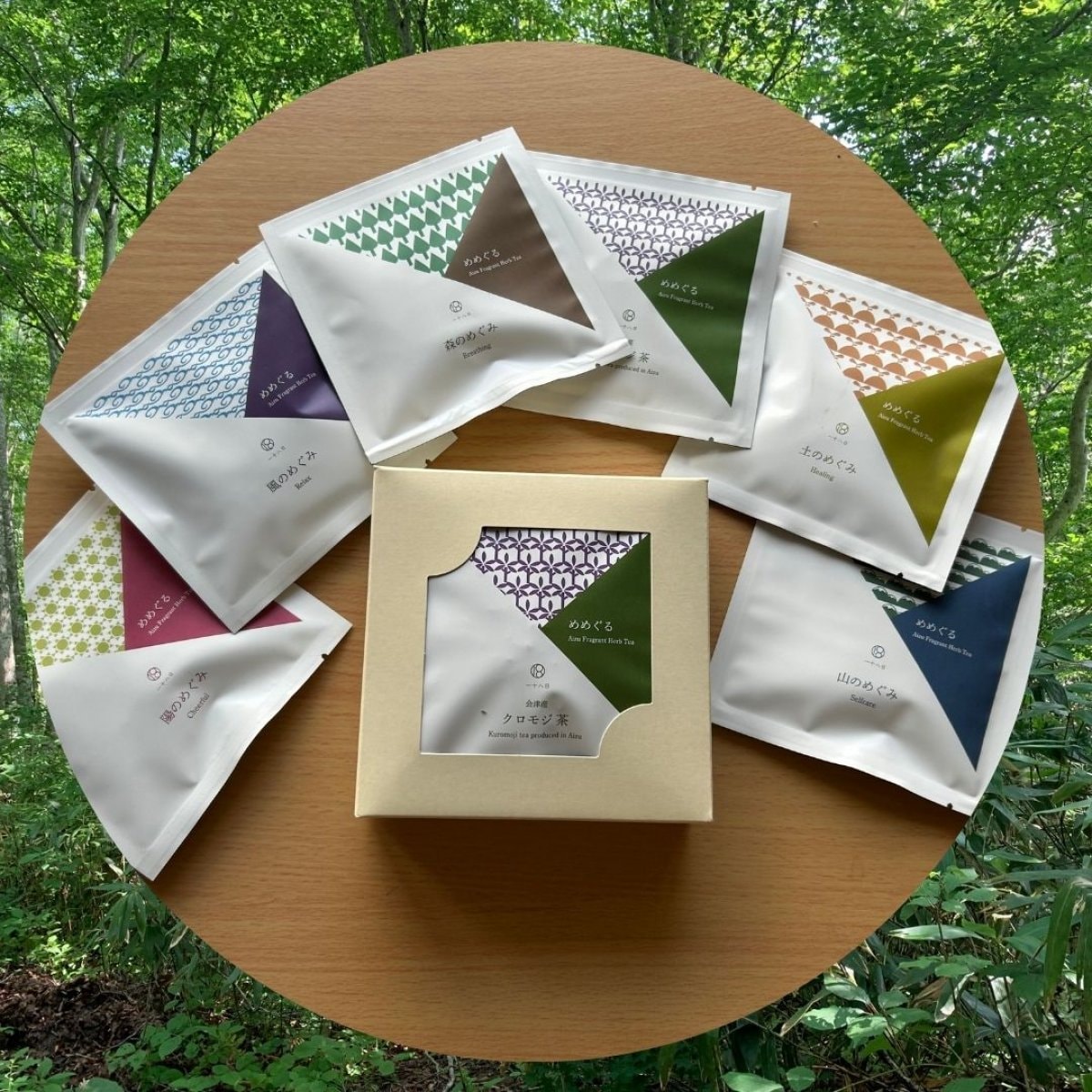 【高ポイント】会津の香りハーブティー「めめぐる」6種アソート