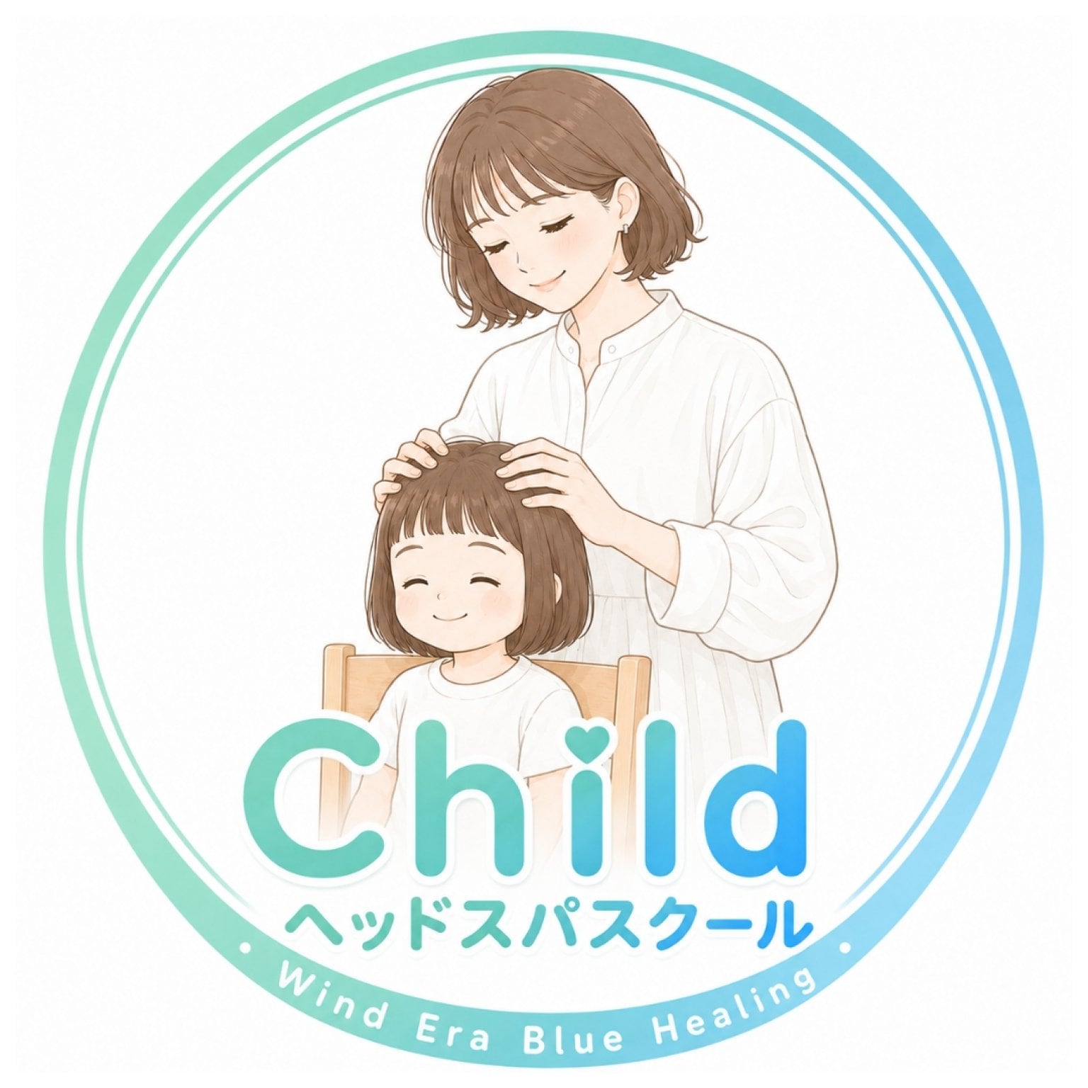 チャイルドヘッドセラピー｜ウインドイーラ・ブルーヒーリング・ヘッドスパスクール｜オンライン座学2日＋リアル実技1日