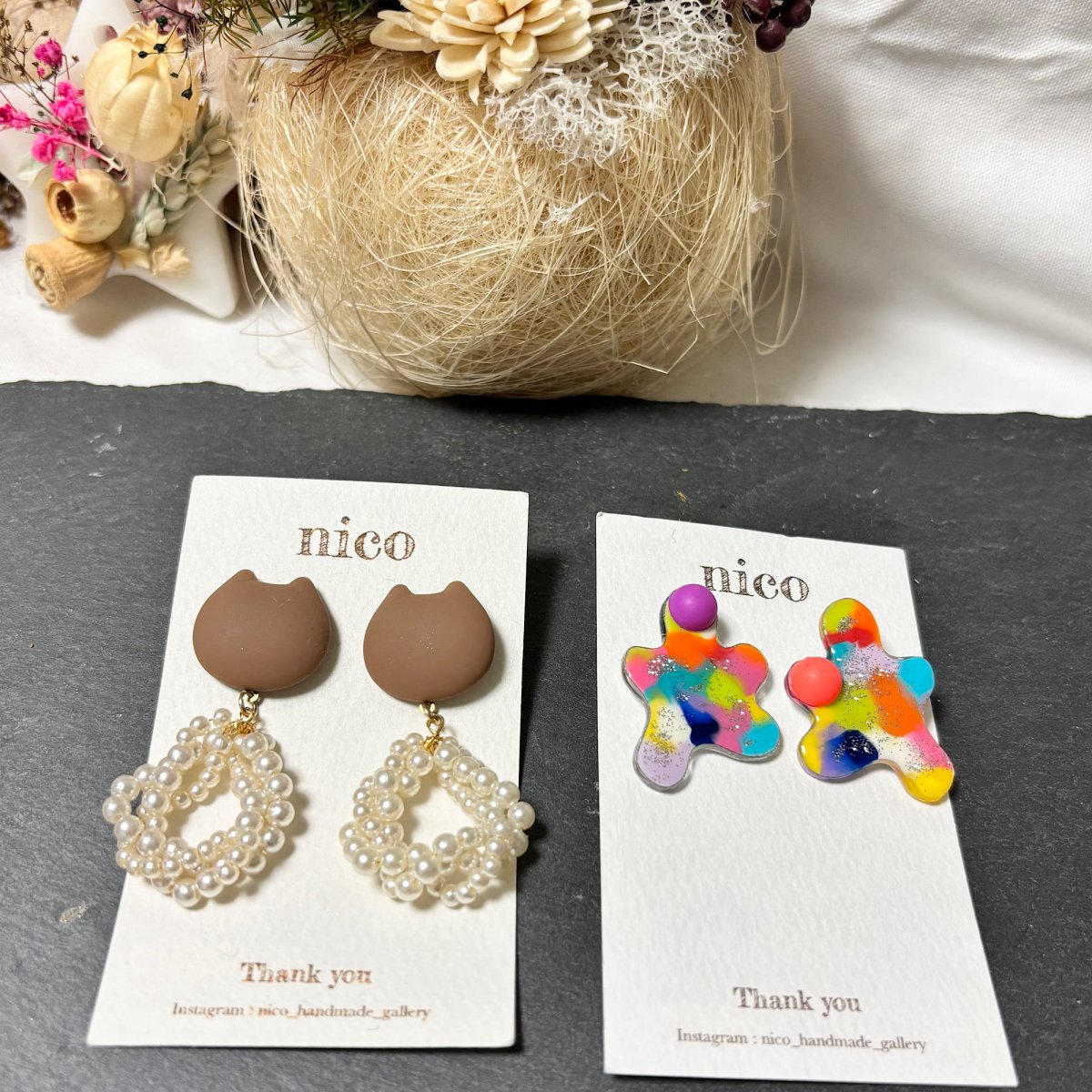 nico。広島発、1点物のアクセサリー販売、オーダーメイドアクセサリー