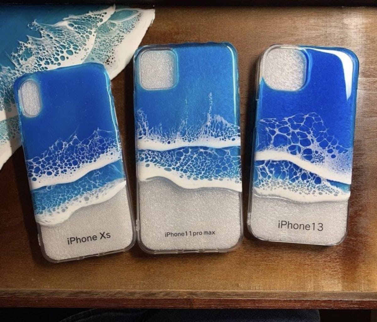 【小さな海の小物入れ】レジンアート体験レッスン☆自分だけの海を作ってみよう☆