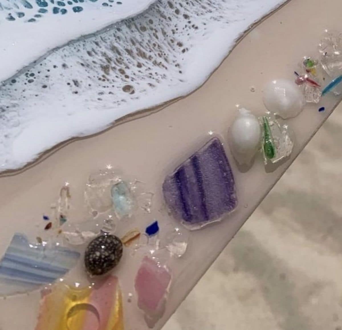 【小さな海の小物入れ】レジンアート体験レッスン☆自分だけの海を作ってみよう☆