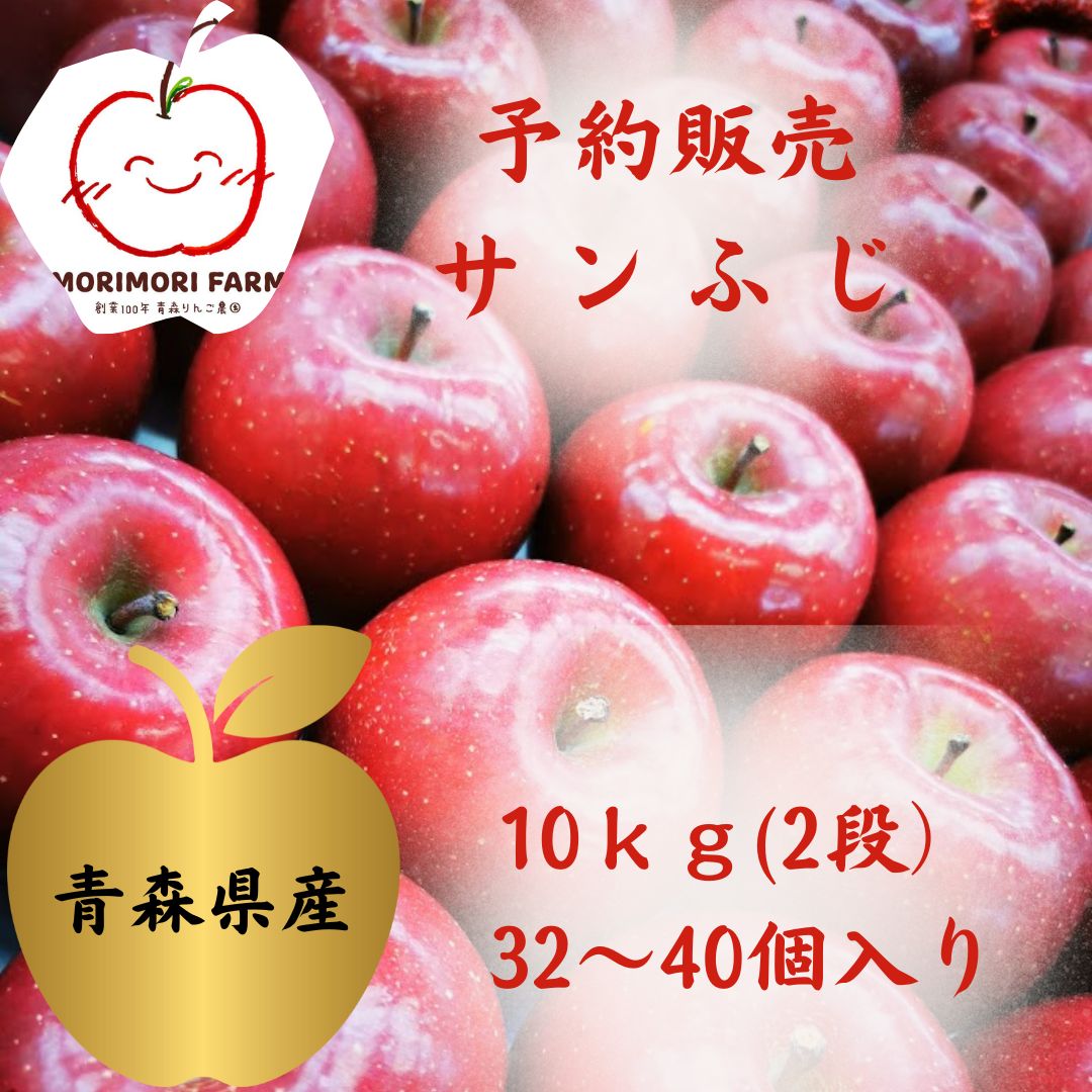 予約販売】サンふじ（11月中旬〜）ご家庭用 10kg（二段）