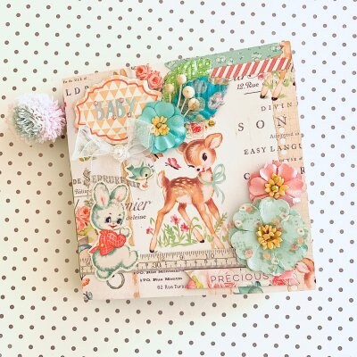 [オリジナルアルバムキット・レシピ付き]紙を糸と針で縫って作るアルバムキット