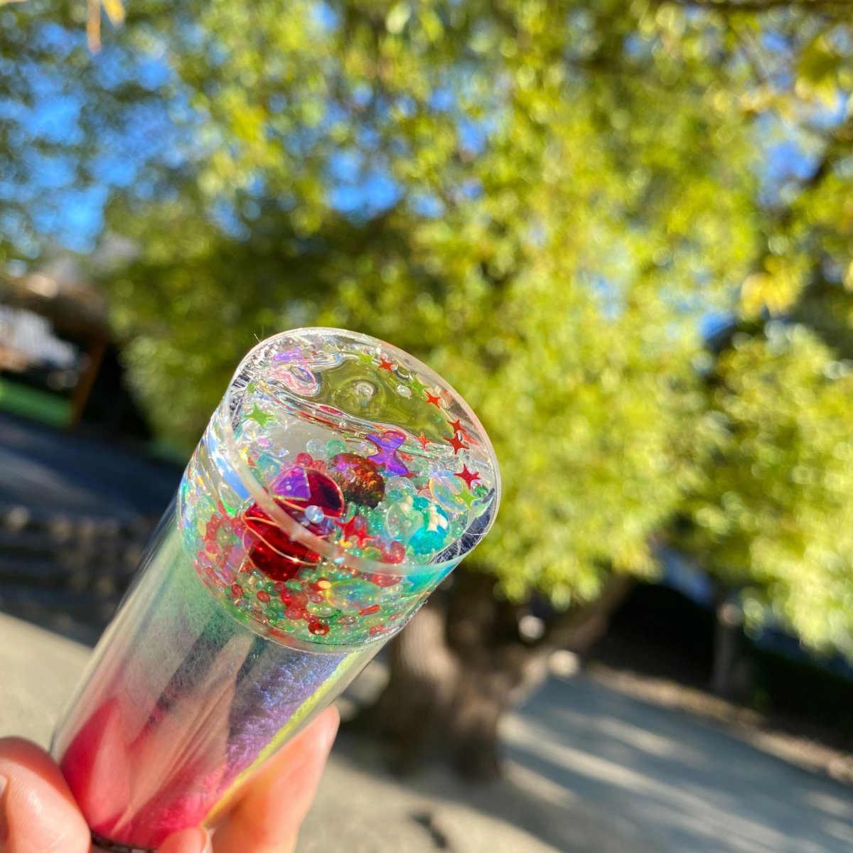 ◆ワークショップ　カレイドスコープ(オイル万華鏡）　６０分　