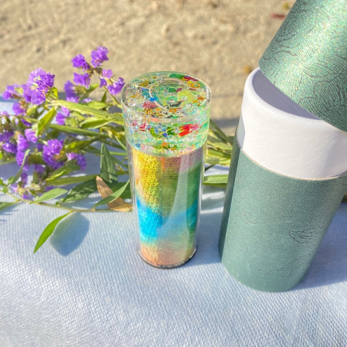 ◆ワークショップ　カレイドスコープ(オイル万華鏡）　６０分　