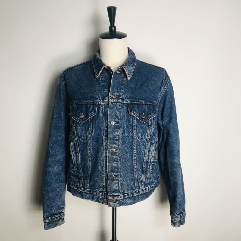 高ポイント】リーバイス デニムジャケット メンズL アメリカ製