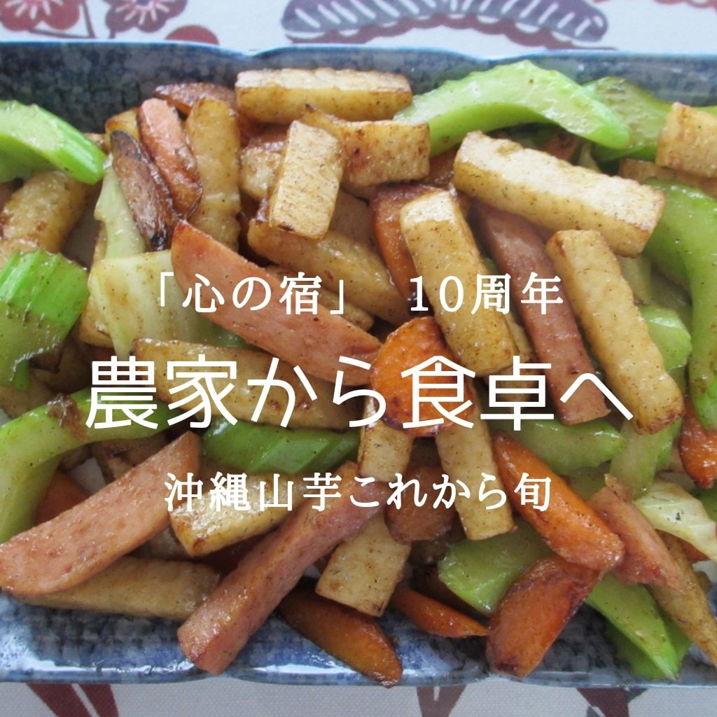 沖縄山芋炒め　今が旬の山芋をあなたも