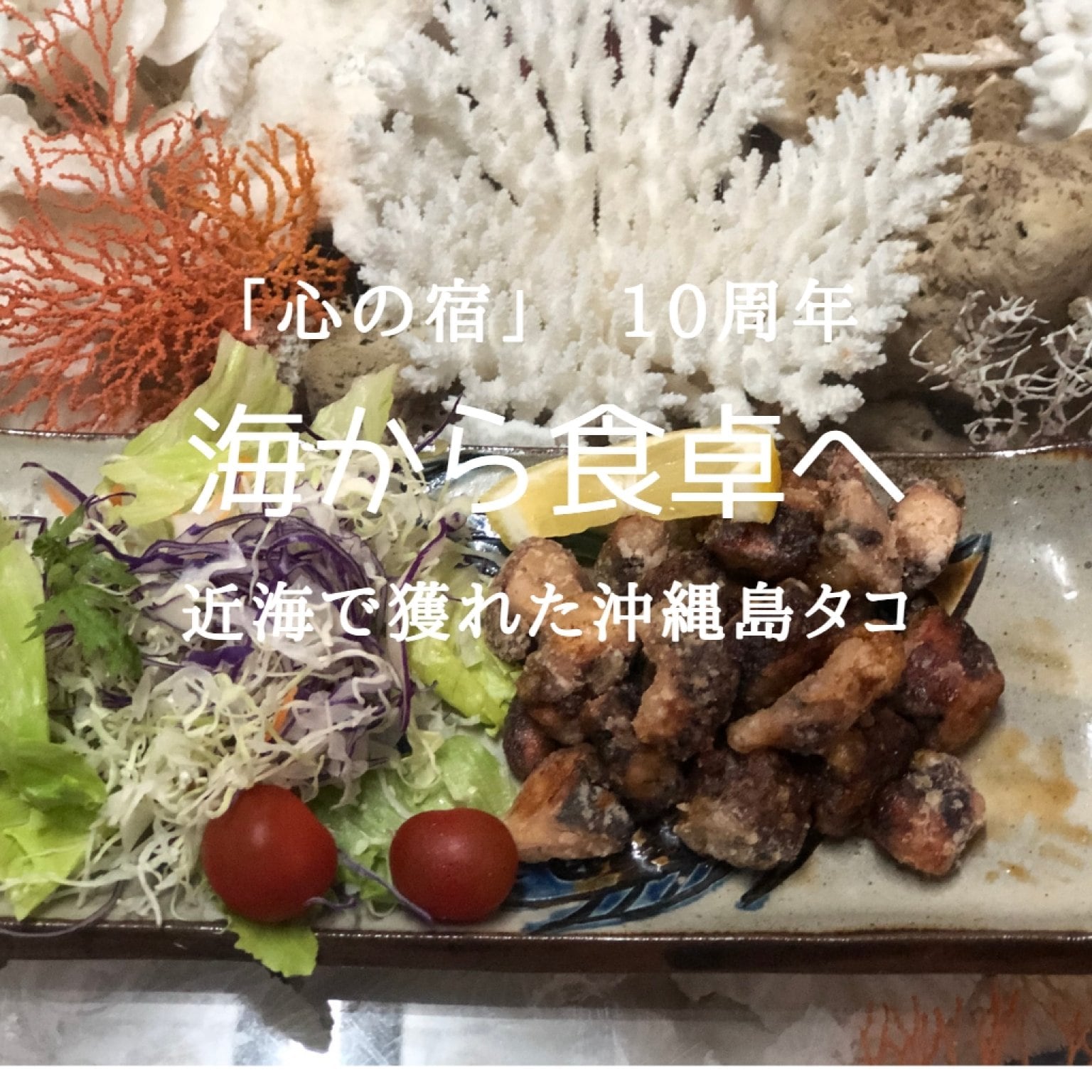 島タコ唐揚げ　あなたも沖縄島タコの食感を