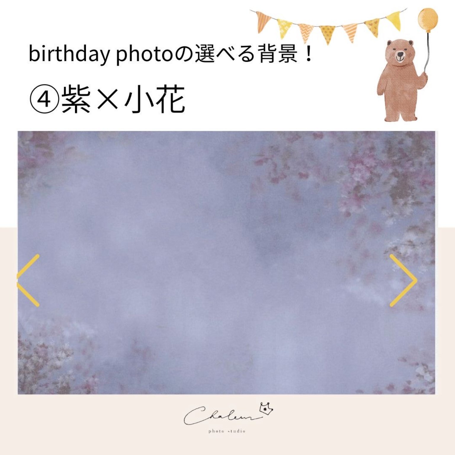 プレミアム撮影プラン【平日】［シャルール］