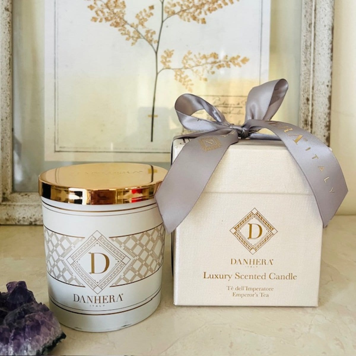 DANHERA  アロマキャンドル【天然素材】ホワイトティー