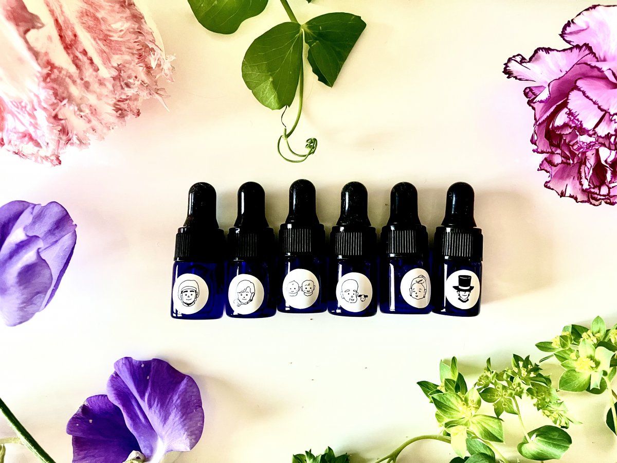 【なるふぃんとコラボエッセンス】福の神様ミニエッセンスセット2ml×6本