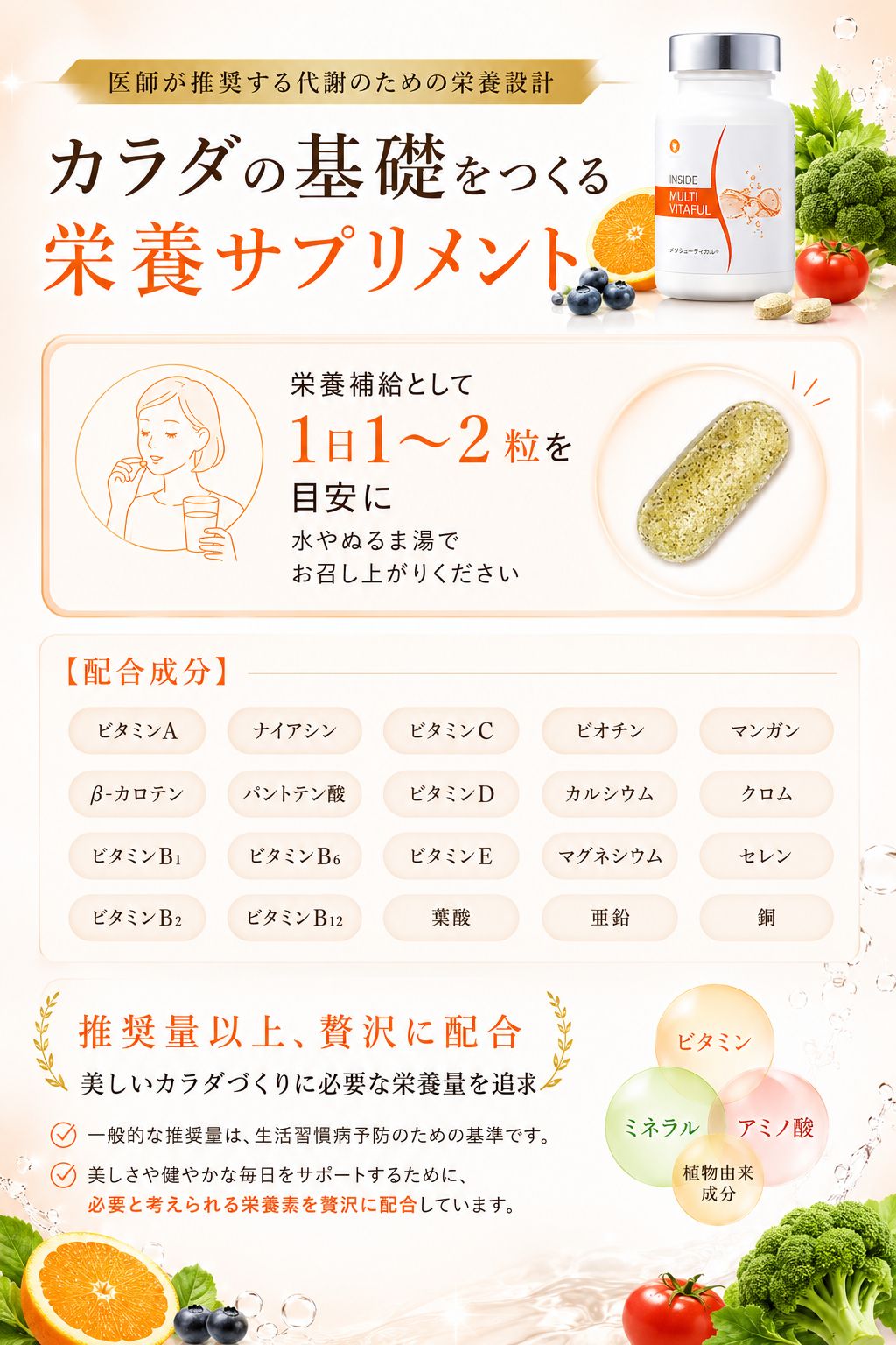 メソシューテカル インサイド マルチヴィタフル