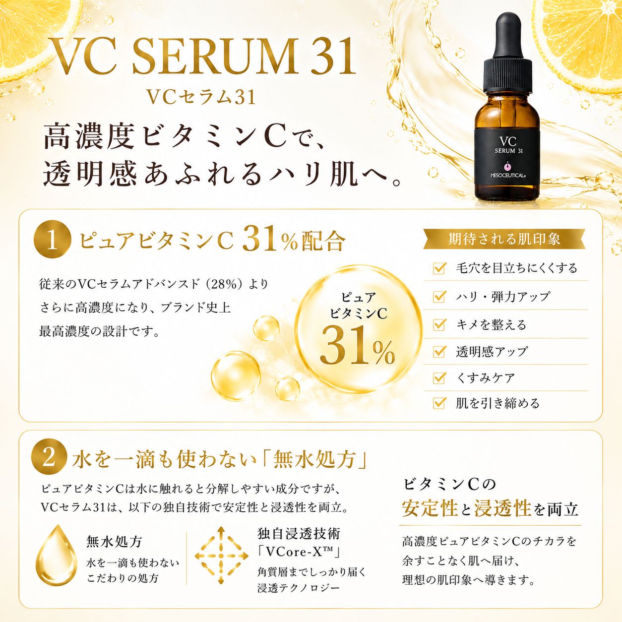 メソシューティカル VCセラムserum 31