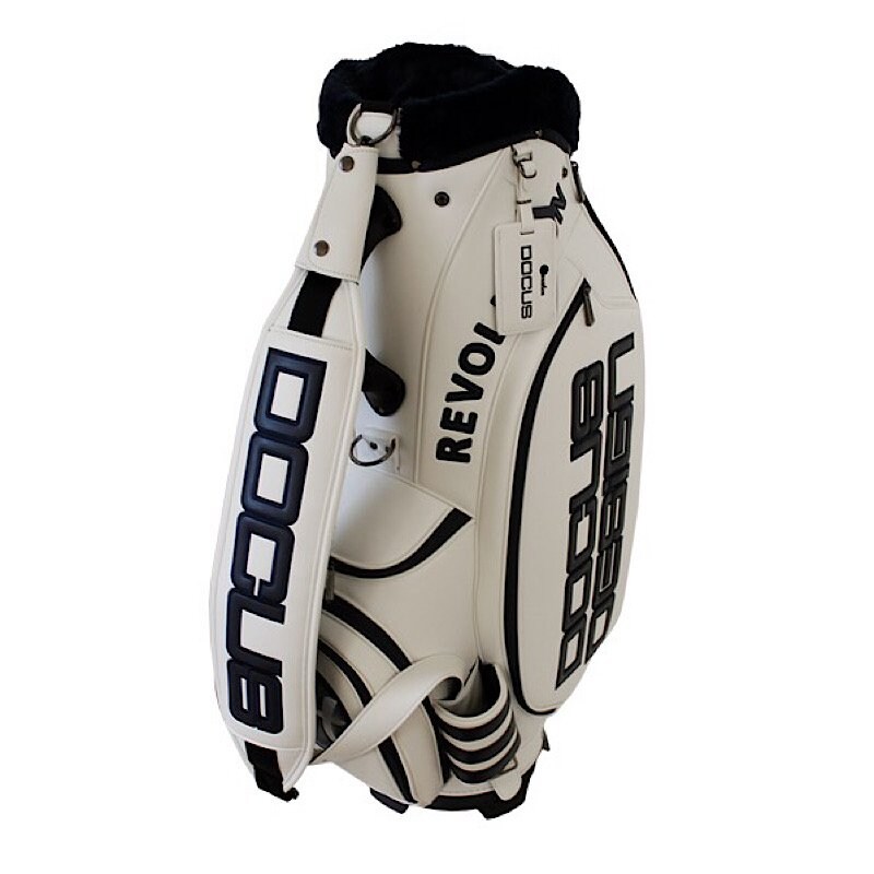 DOCUSキャディバッグ(ヘッドカバー付) DCC756S WH/NV ドゥーカス