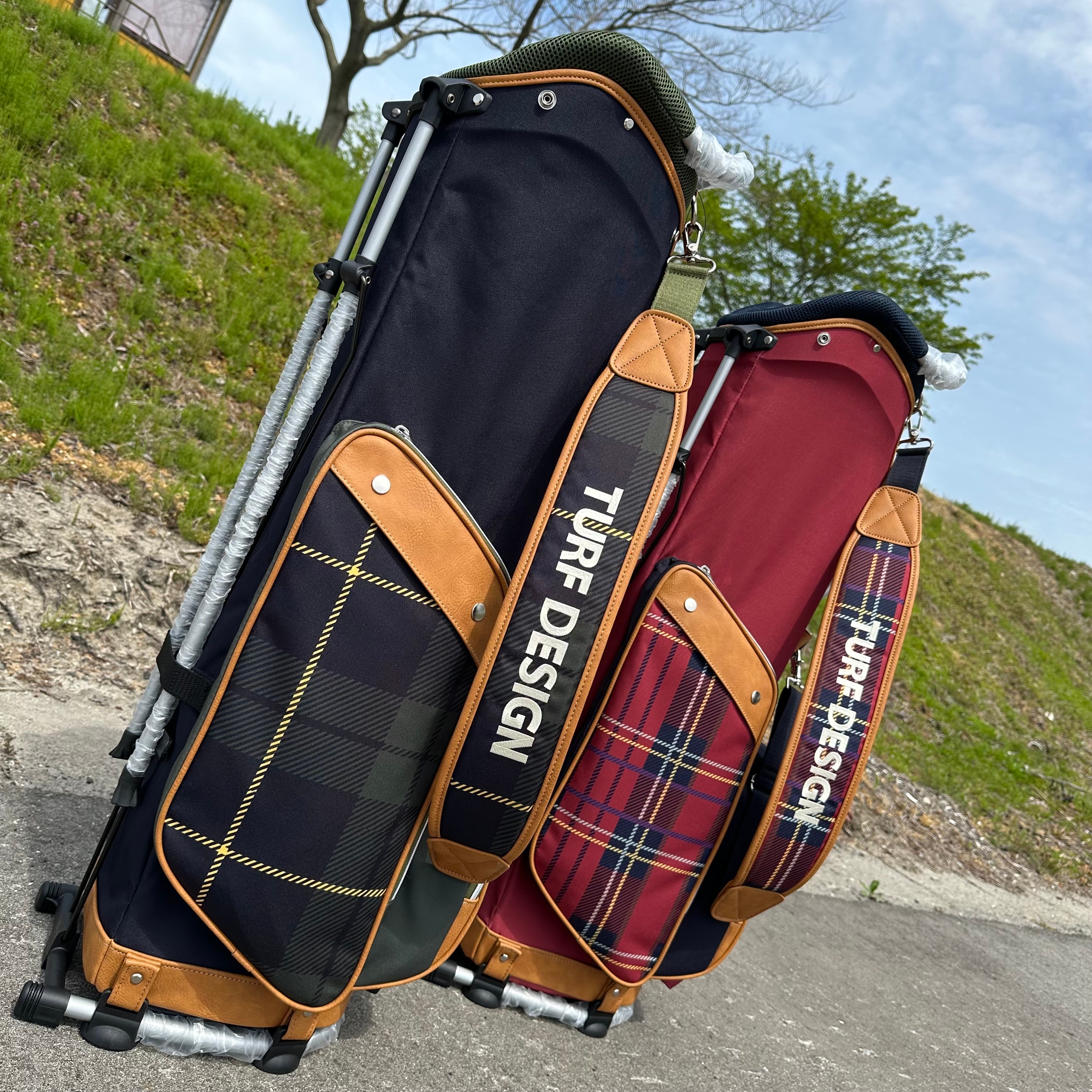 TURF DESIGN スタンドキャディバッグ TDSCB-2372 2023新作