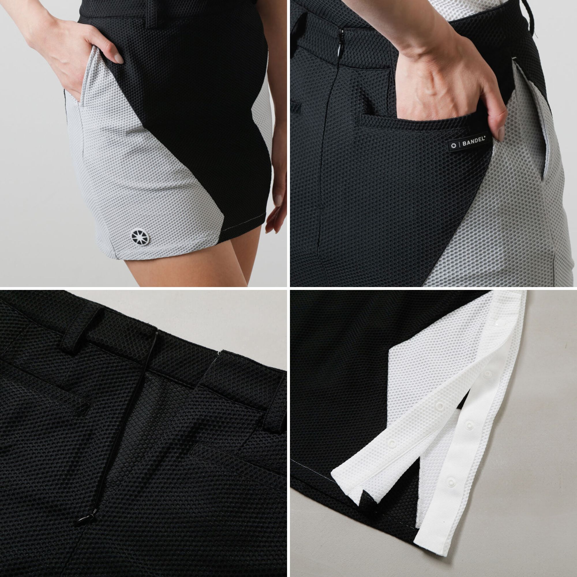 BANDEL WOMENS ASYMMETRY SWITCH SKIRT バンデル アシンメトリー