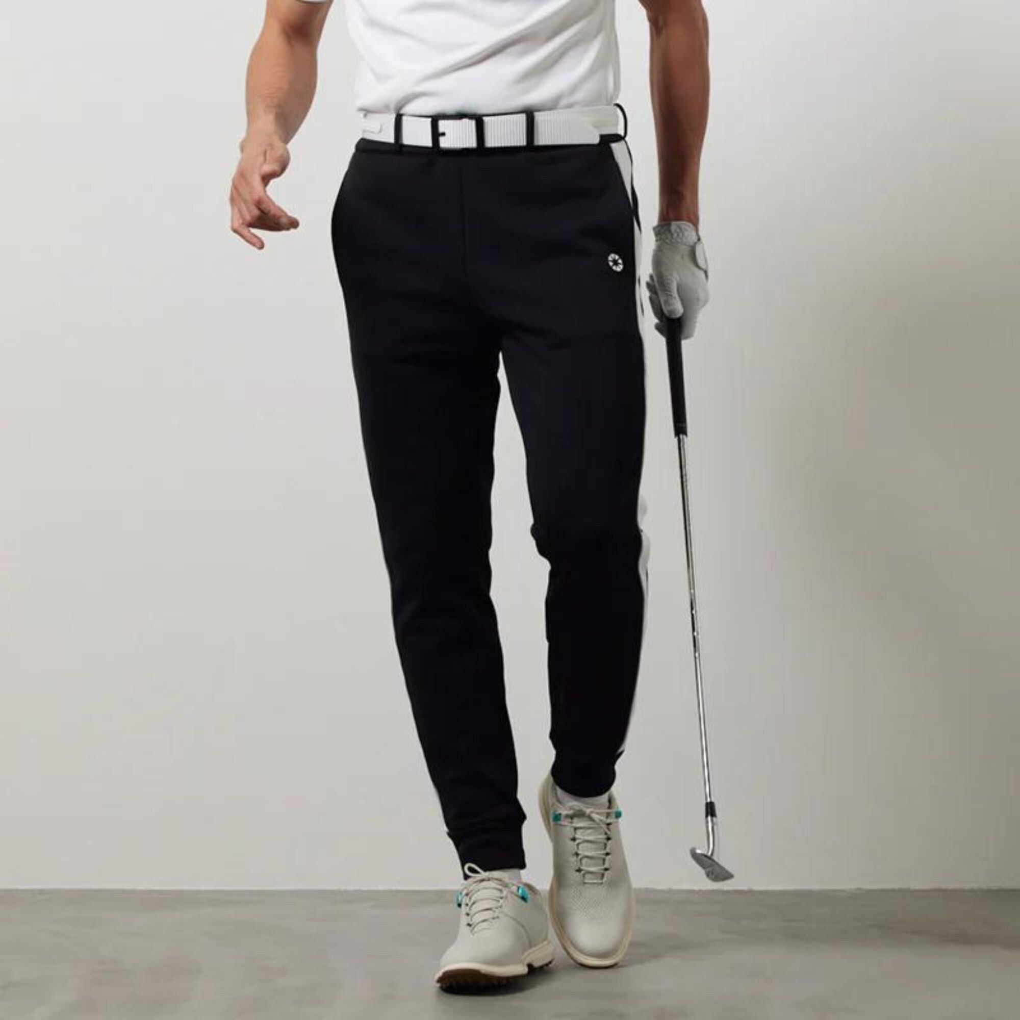 BANDEL サイドパネルパンツ 黒/白 BANDEL SIDE LINE LONG PANTS MENS / バンデル サイドライン ロング