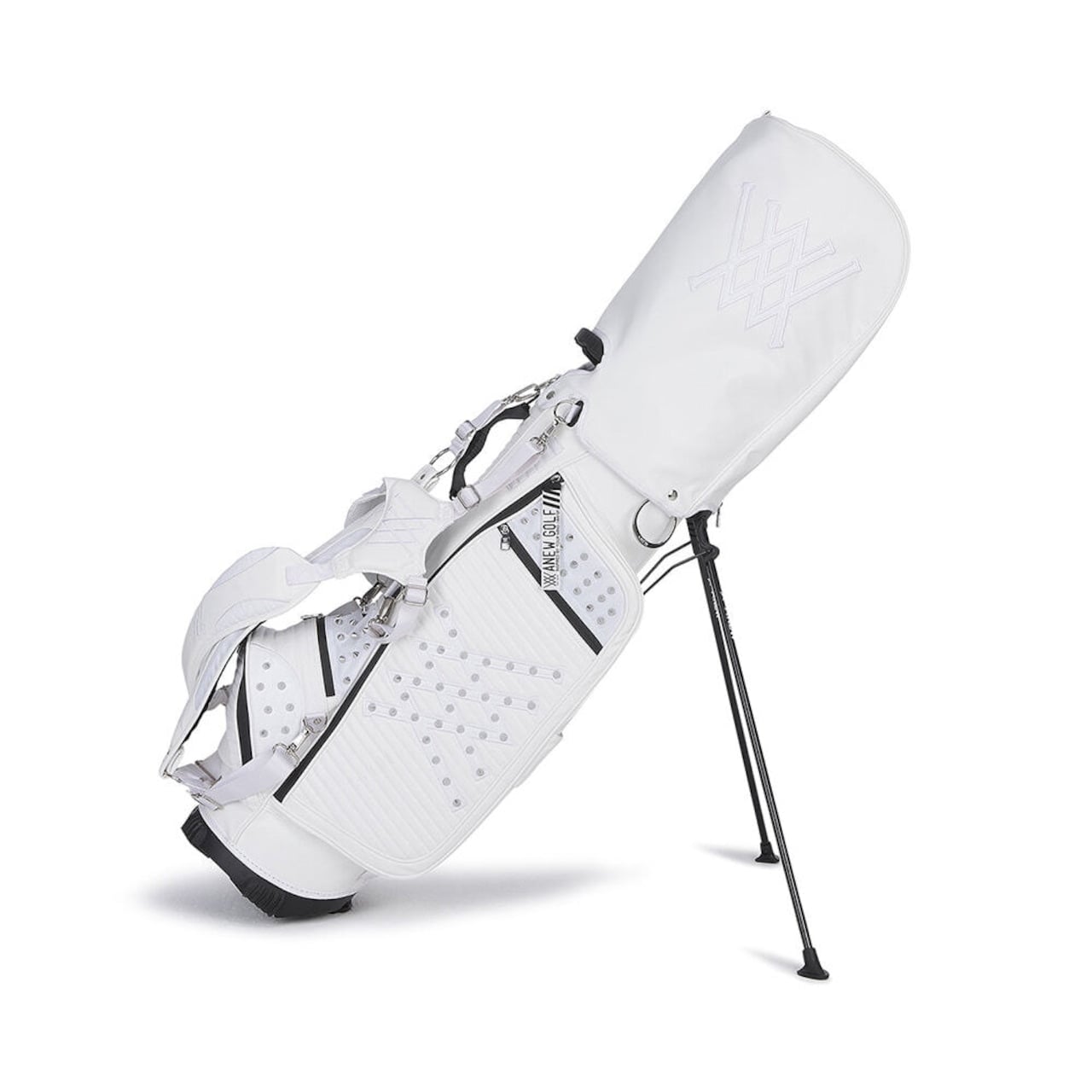アニューゴルフ ホワイト スタンドゴルフバッグ カバー２つ付き ANEW GOLF White Stand Bag / アニューゴルフ ホワイトスタンドバッグ