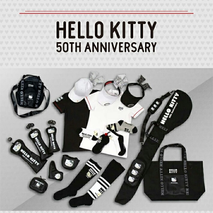 HELLO KITTY ハロー・キティ 50周年 ヘッドカバー｜HELLO KITTY 50th
