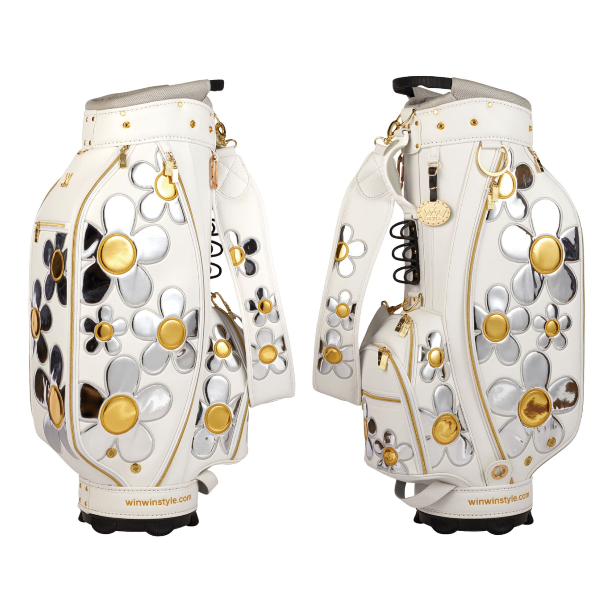 WINWIN STYLE DAISY CART BAG GOLD Version WHITE/PINK / ウィンウィン