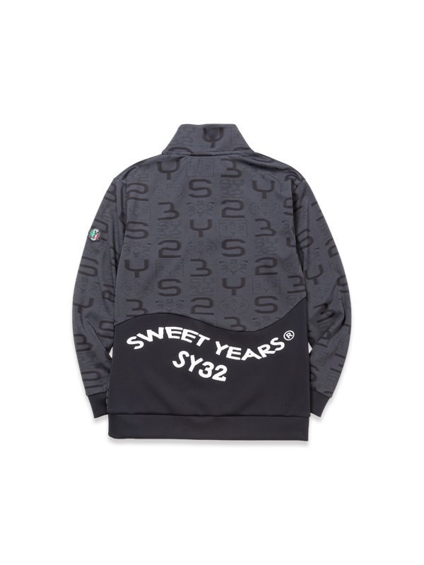 その他 syg M】SY32 ORIGINAL SYG JACQUARD HALF-ZIP SWEAT｜MEN'S