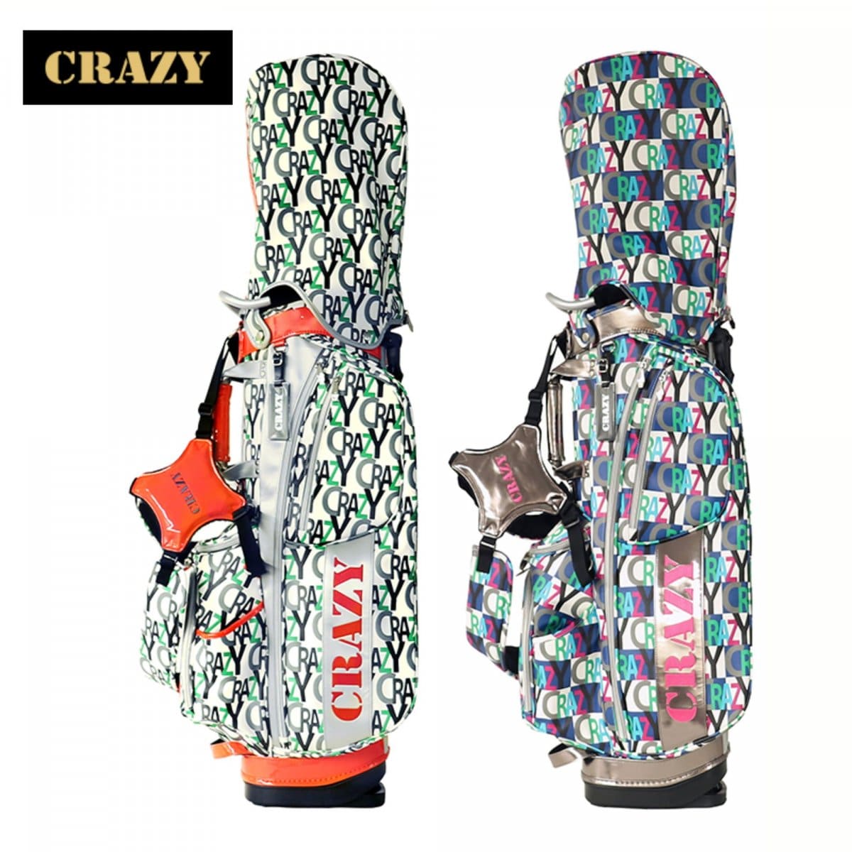 CRAZY】クレイジー キャディバッグ スタンド【2色】