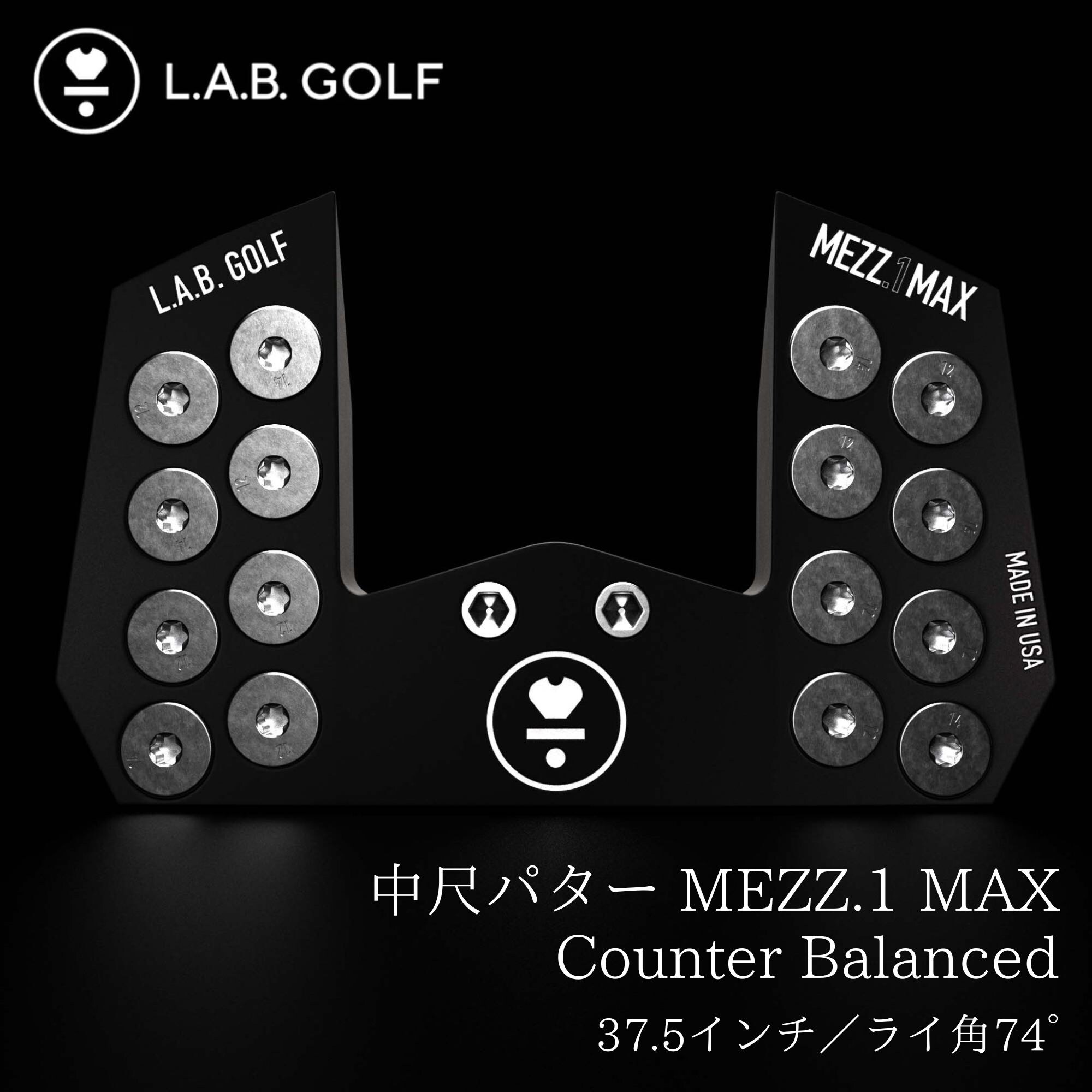 L.A.B. GOLF 中尺パターMEZZ.1 MAX Counter Balanced 【Black】｜ラブ