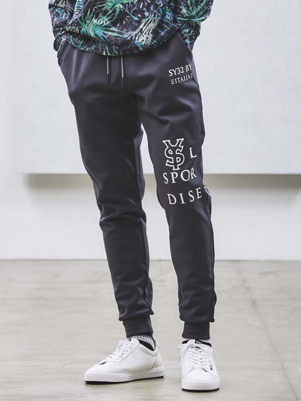 SY32 SPIRAL KNIT PANTS ― スパイラル ニット パンツ