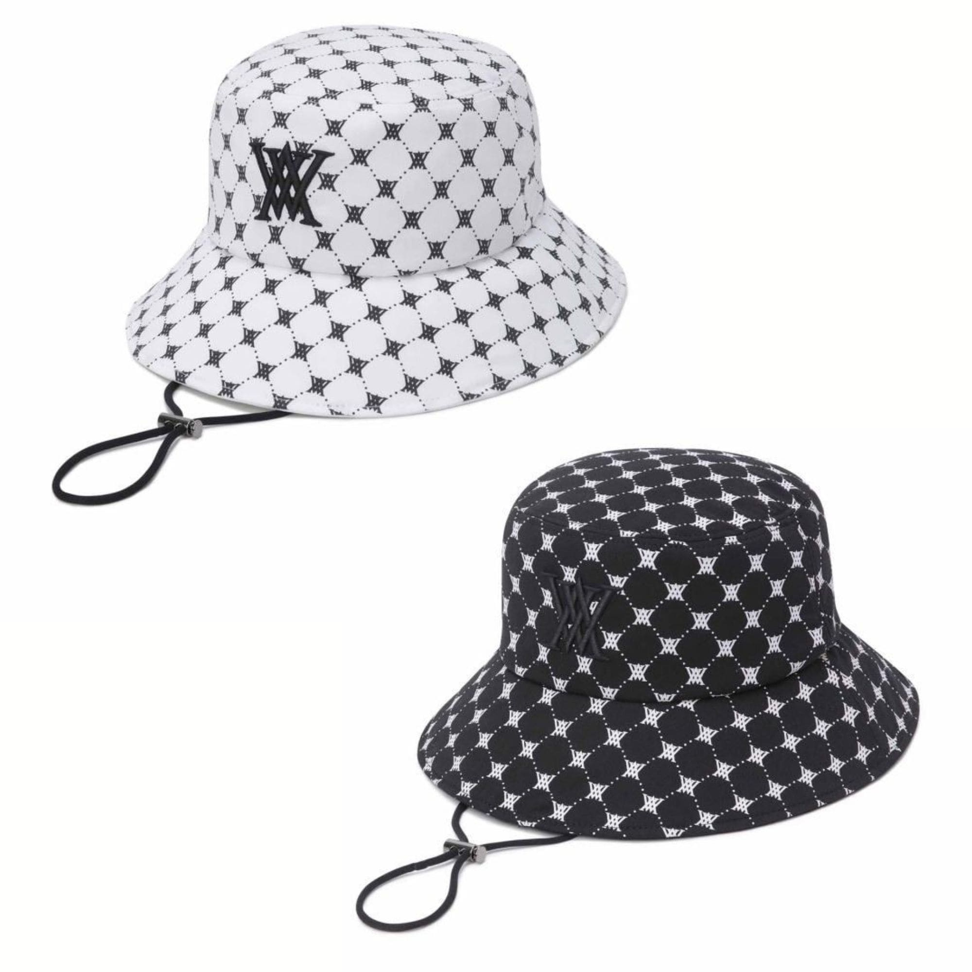 ANEW GOLF UNI MONOGRAM PATTERN BUCKETHAT ― アニューゴルフ ユニ
