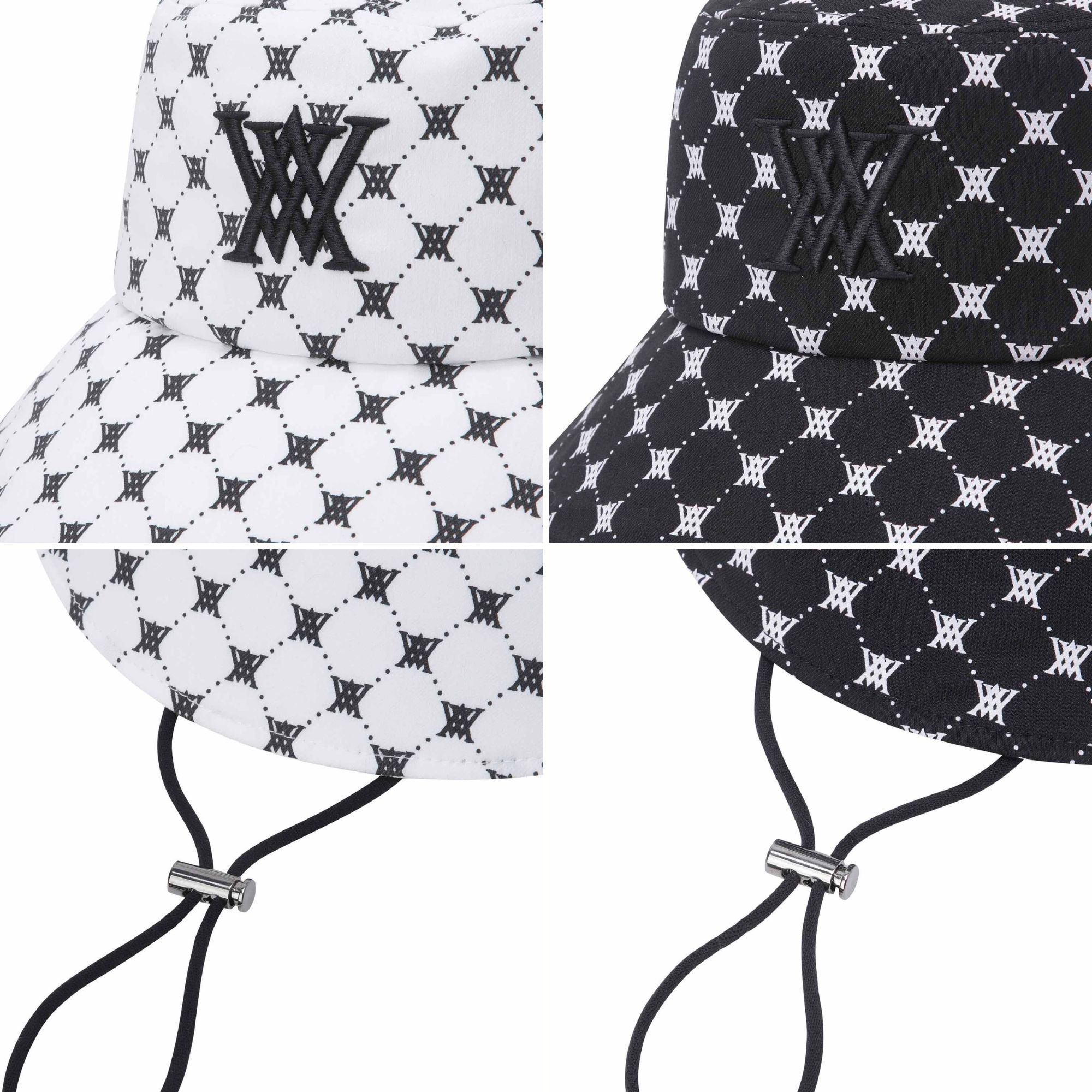 ANEW GOLF UNI MONOGRAM PATTERN BUCKETHAT ― アニューゴルフ ユニ