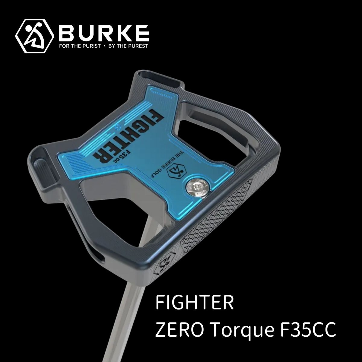 バークゴルフ　ファイターゼロトルクF35CC BURKE PUTTER FIGHTER ZERO Torque F35CC ― バークゴルフ パター