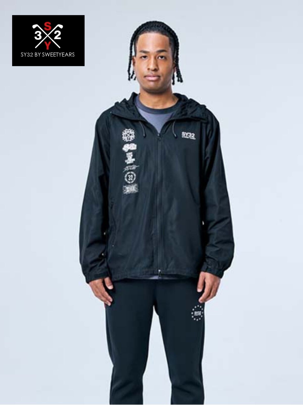 SY32 MULTI LOGO WINDBRAKER―エスワイサーティートゥー マルチ ロゴ