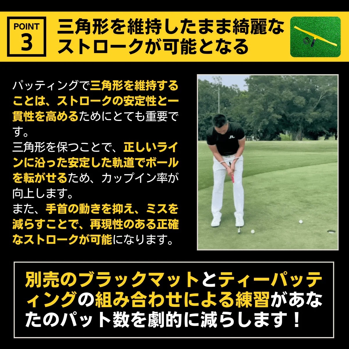 PERFECT STROKE パーフェクトストローク ティーパッティング（T