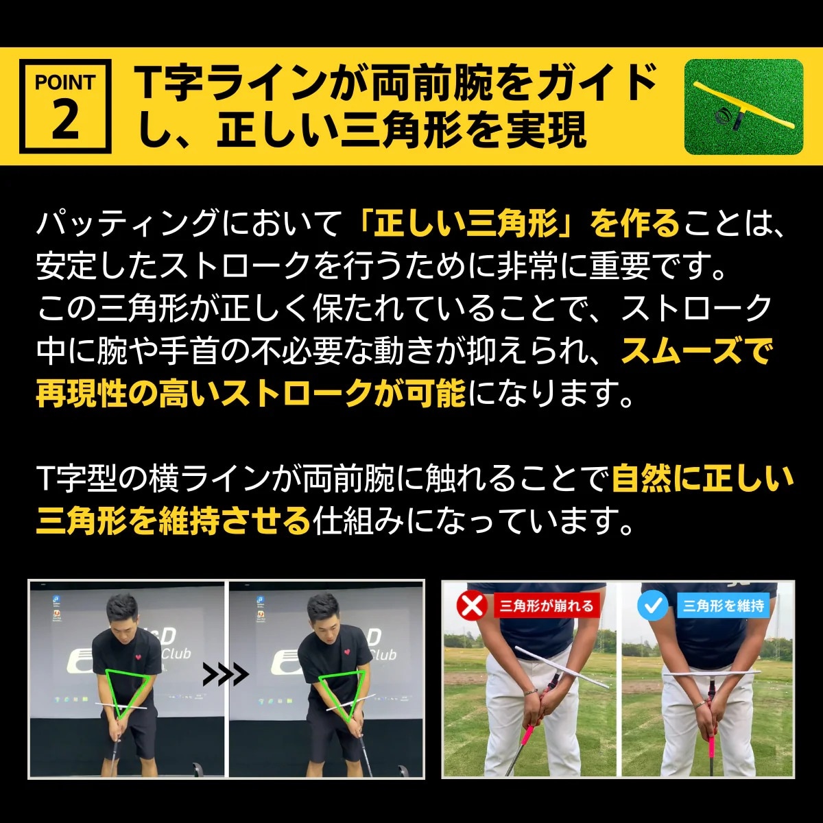 PERFECT STROKE パーフェクトストローク ティーパッティング（T