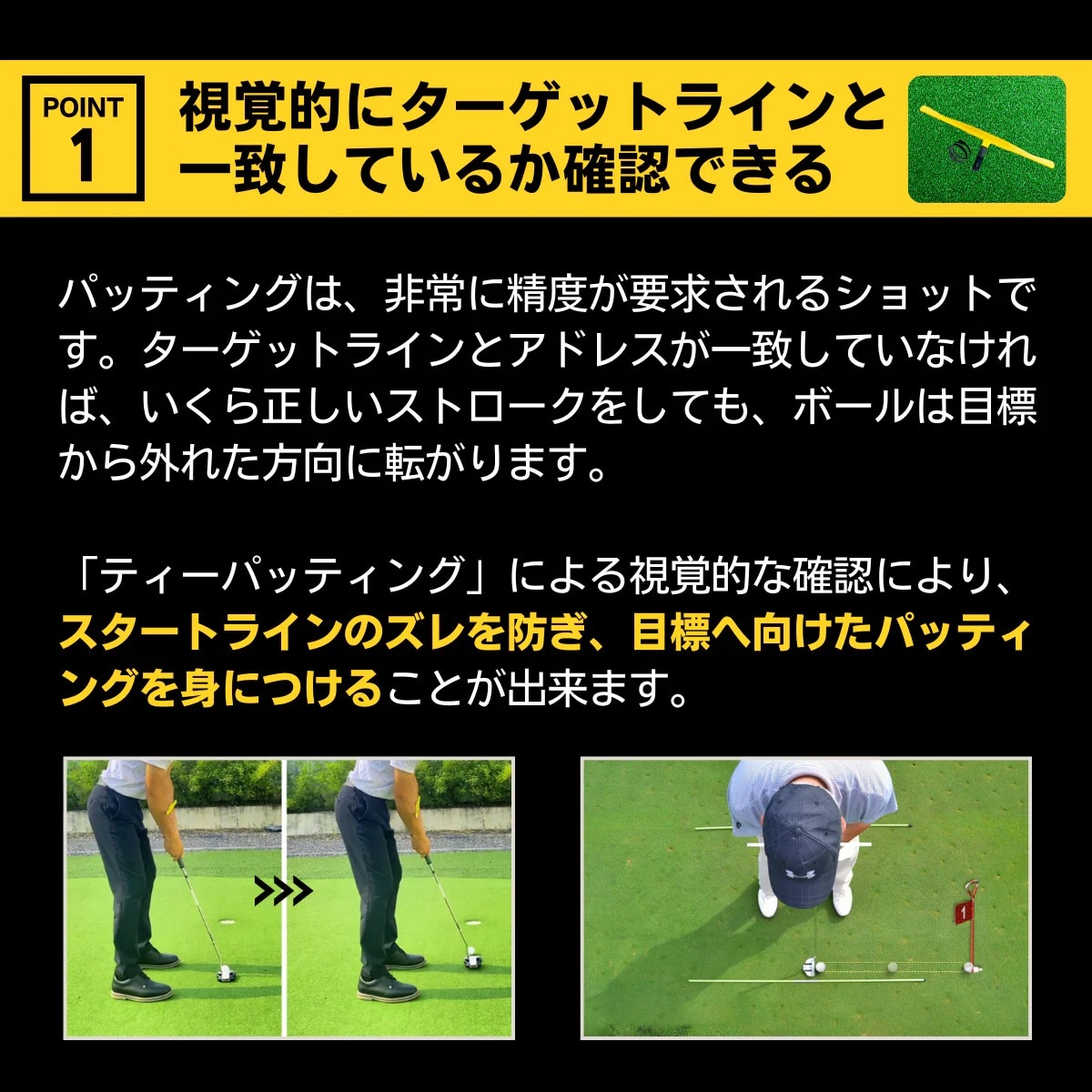 PERFECT STROKE パーフェクトストローク ティーパッティング（T