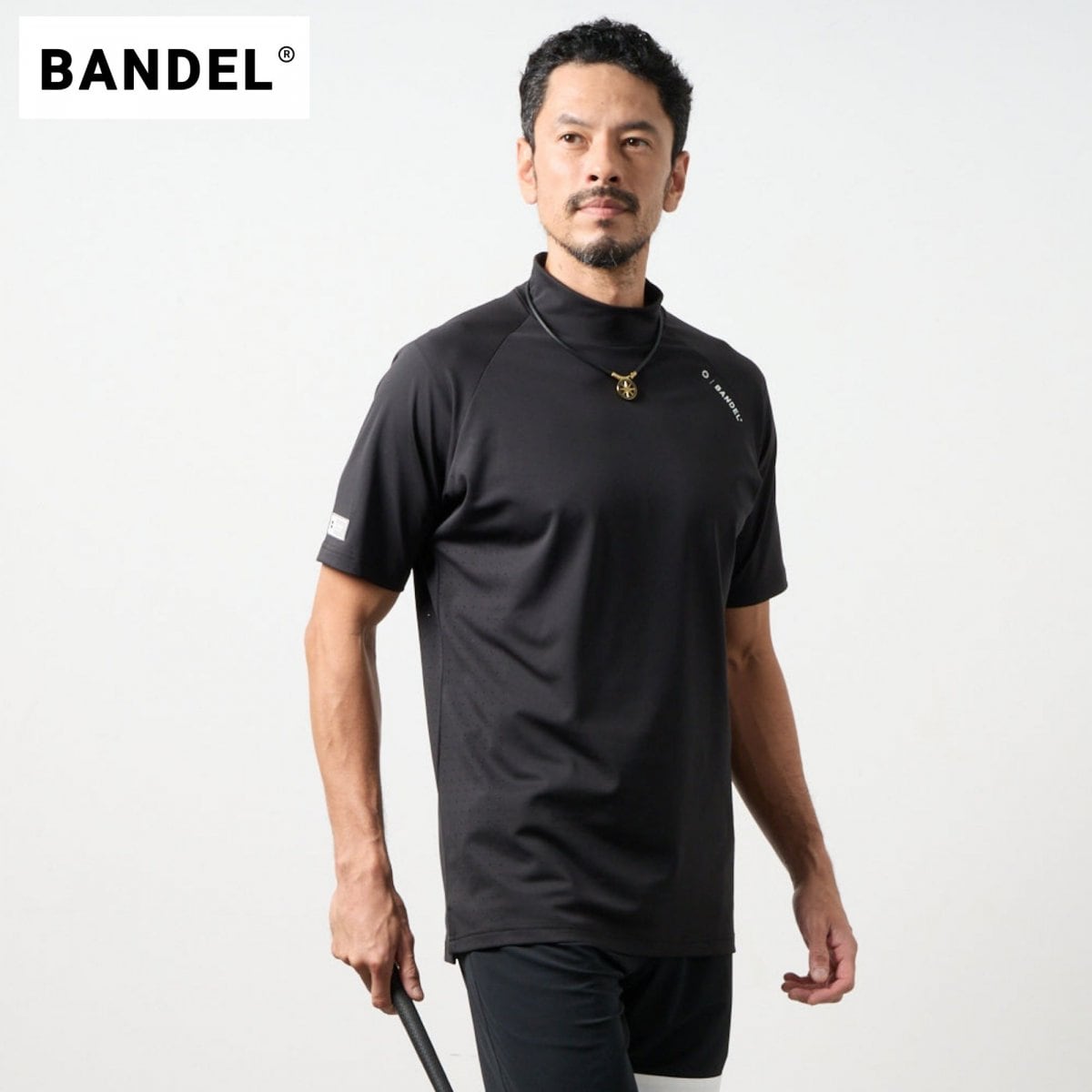 BANDEL GOLF モックネックシャツ　XL BANDEL ヒートパンチングモックネック