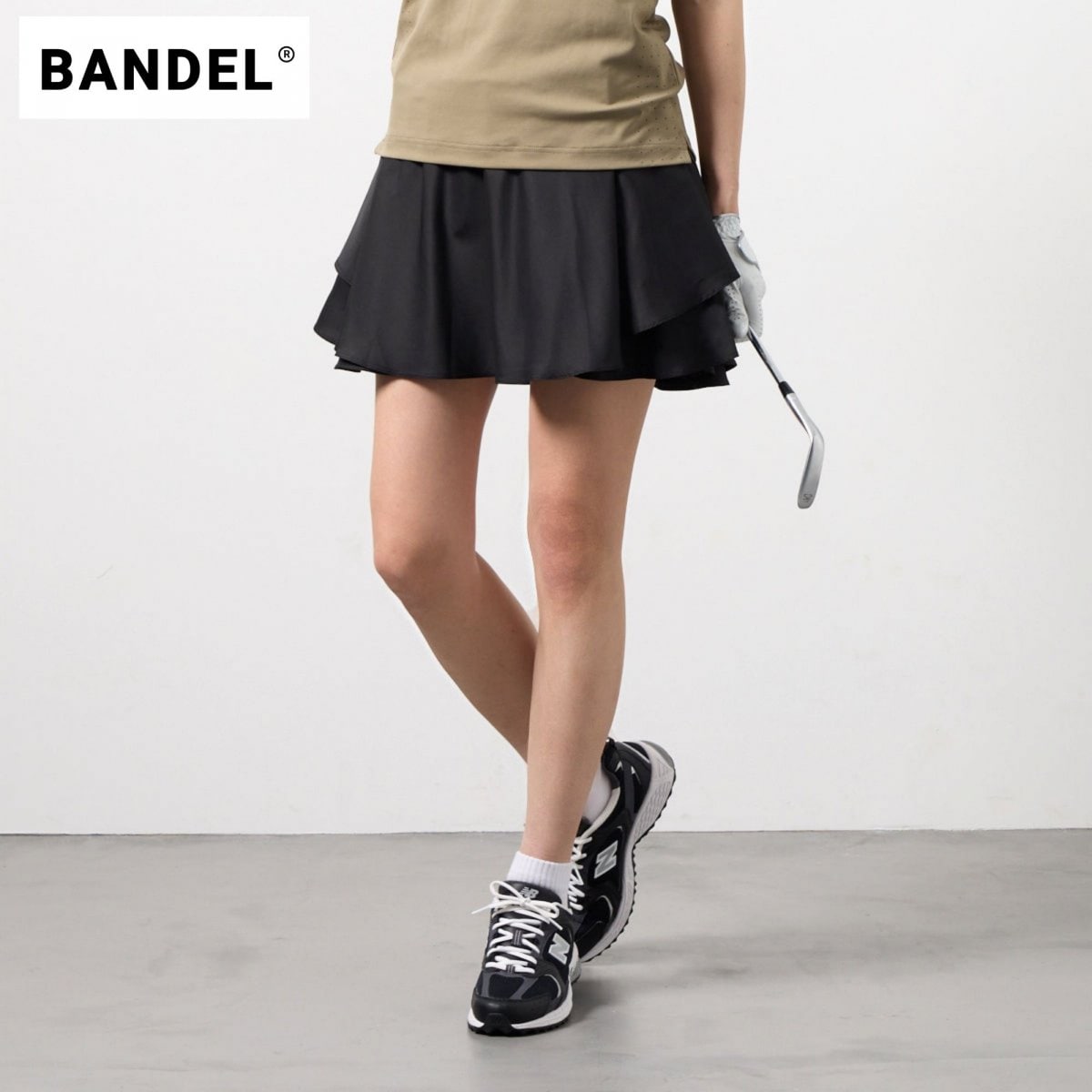 BANDEL ウィメンズ ダブルフェイスドレープスカート