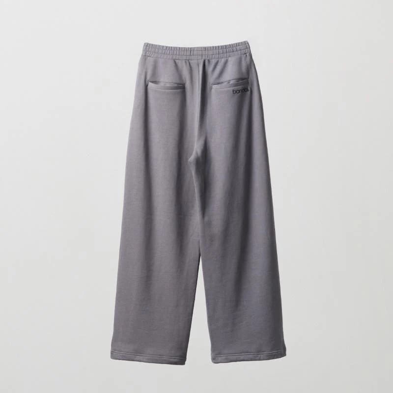 BANDL パンツ チャコールグレー BANDEL ウィメンズ リラックスワイドパンツ