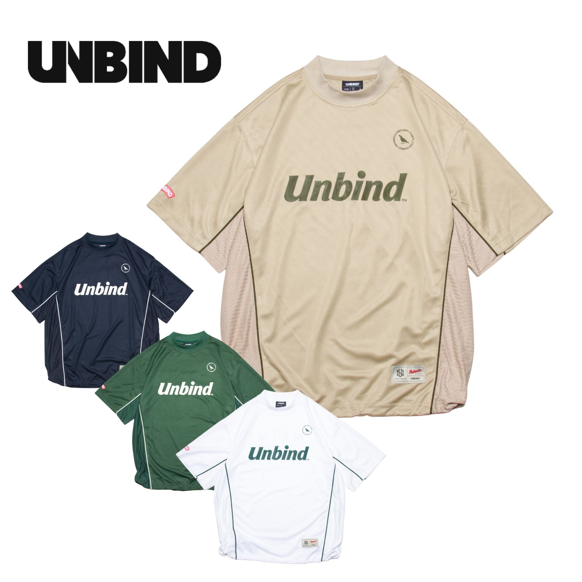 UNBIND PIPING LANDED MOCK SHIRT ― アンバインド パイピング