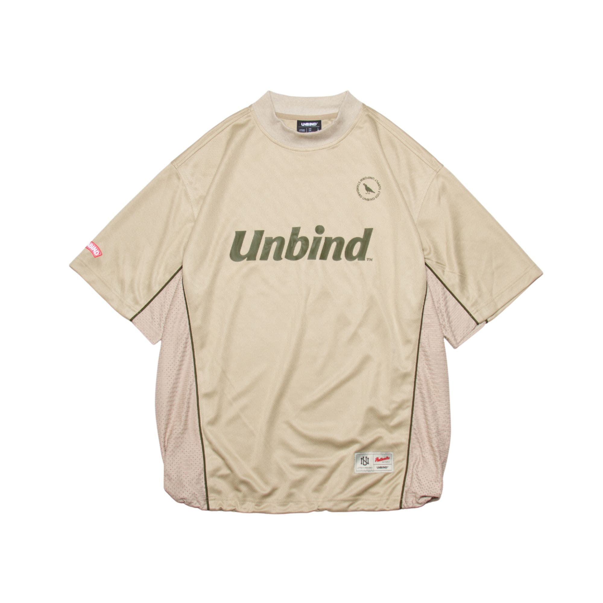 UNBIND PIPING LANDED MOCK SHIRT ― アンバインド パイピング