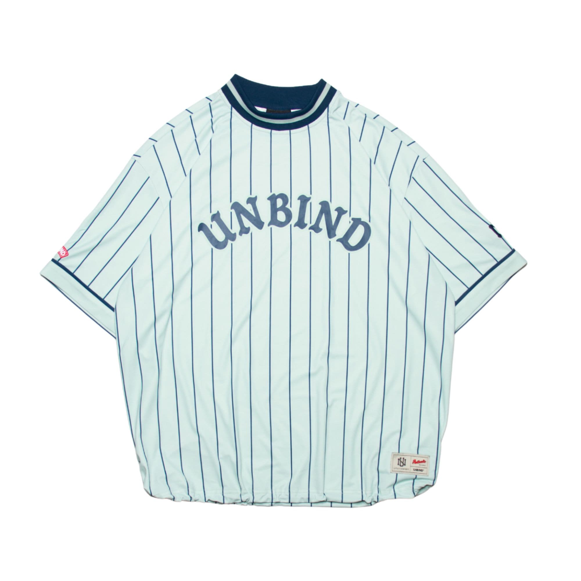 PINSTRIPE DRY MOCK SHIRT ― ピンストライプ ドライ モック ネック