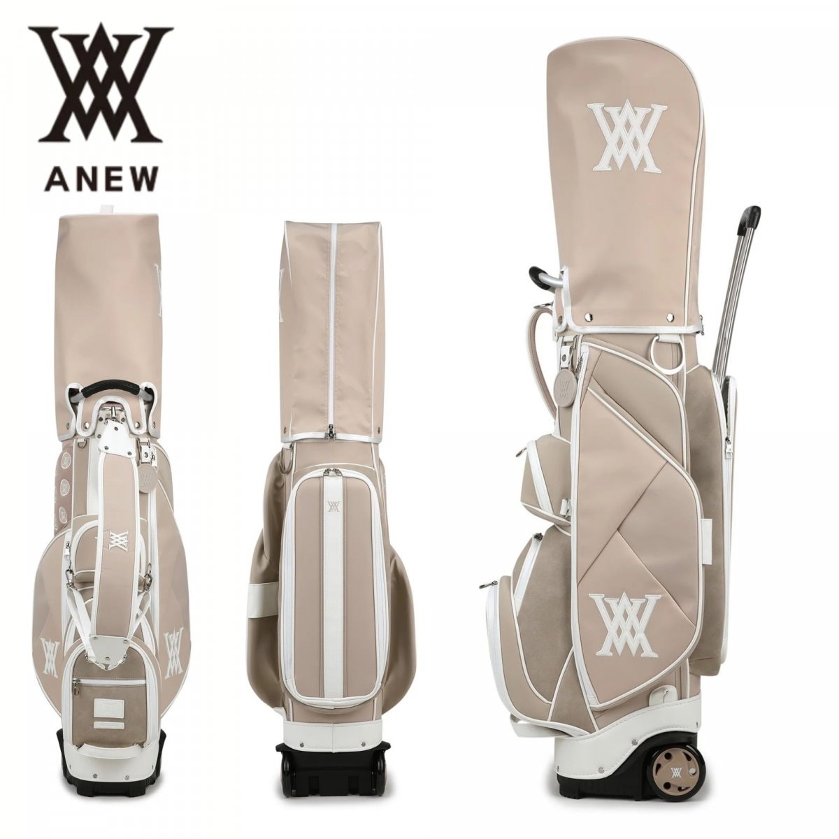 ANEW GOLF 9.5 UNISEX INCISION WHEELBAG ― アニューゴルフ 9.5インチ ユニセックス インシジョン ホイールバッグ｜キャディバッグ