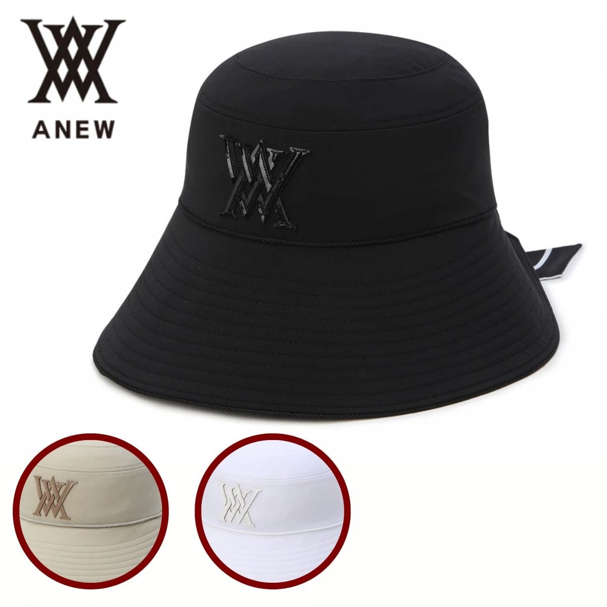 ANEW GOLF WOMEN SPLIT-BACK BUCKET HAT ― アニューゴルフ ウィメンズ