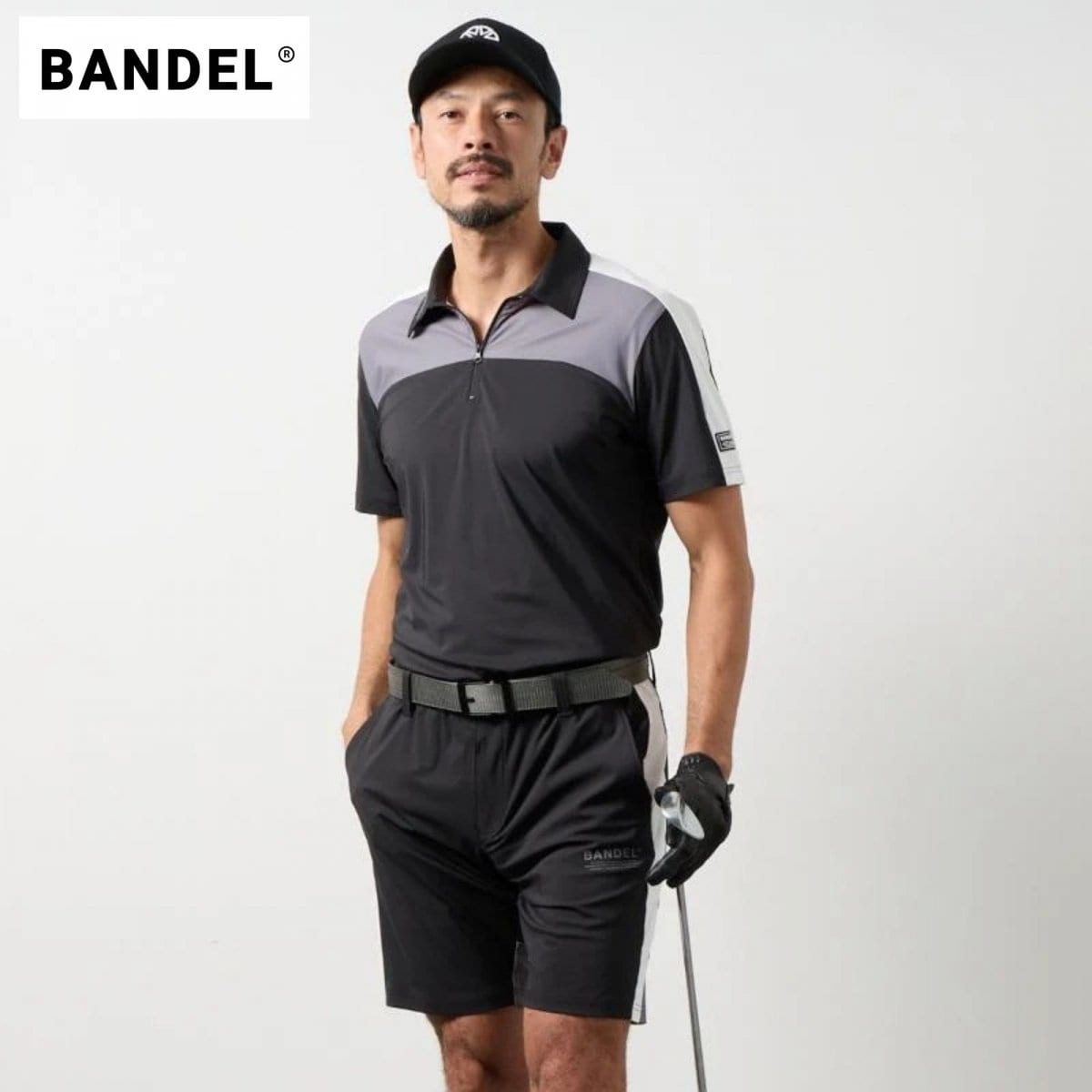 BANDEL バンデル スウィッチジップポロシャツ